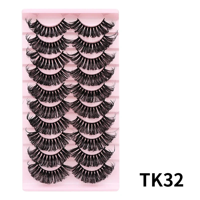 Blushimmer 25mm 3D mink volume false eyelashes with thick, fluffy, dramatic design for natural and glamorous lash look.