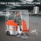 Industrial Electric Ride-on Floor Scrubber Sweeper For Warehouse Factory Mall Commercial Professional Floor Cleaning Machine