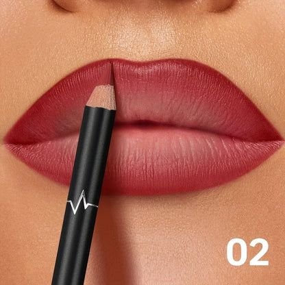 Blushimmer Pudaier 6-color waterproof matte lip liner set with long-lasting, non-transfer formula and matte finish in six versatile shades.
