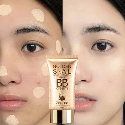 BB Cream Liquid Foundation Full Coverage Makeup Base Natural Concealer Longlasting Oil-Control Face Makeup Cosmetics For Women