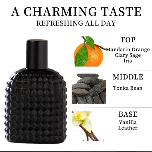 Blushimmer 3.4oz men's and women's Eau de Toilette spray with citrus, sage, and Irish scents, ideal for dating occasions.