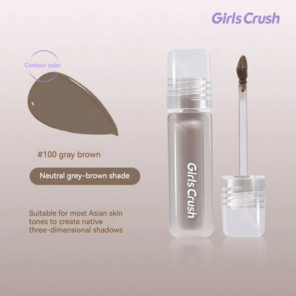 Blushimmer Girlscrush liquid concealer with facial brightening, velvet sunscreen, and moisturizing skin application in a sleek bottle