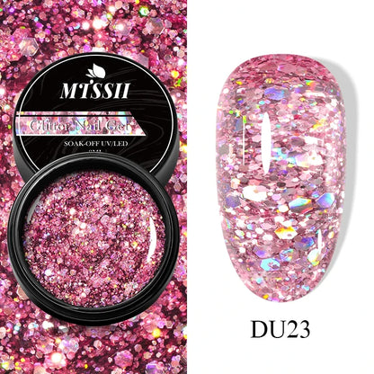 Mtssii 8ml Metallic Painting Nail Gel Polish Gold Silver Creative Elastic Nail Gel for PaintingDrawing Magic Mirror Gel Varnish
