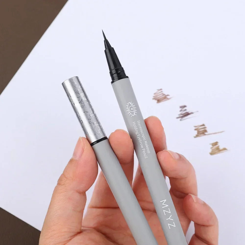 Blushimmer waterproof liquid eyebrow pencil with ultra-fine tip, long-lasting, no blooming, ideal for eyebrow tattoo makeup.