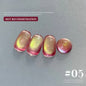 Blushimmer MIANEL 12ml Emperor Green cat eye gel nail polish with green and white accents, suitable for nail salons and supplies.