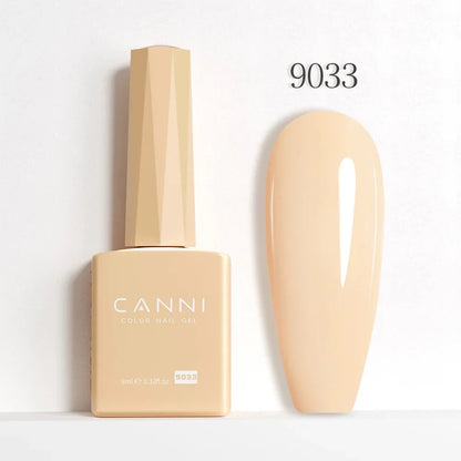 Blushimmer CANNI Hema Free Nail Gel Polish Fall Color Collection with semi-permanent diamond long wear top coat in vibrant red and jelly nude shades