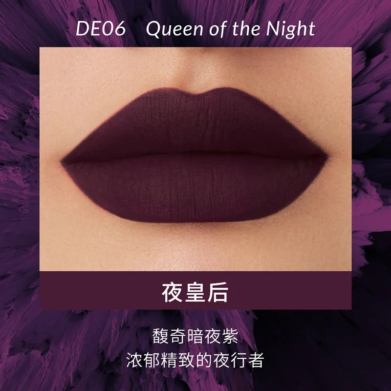 Blushimmer Kaleidos Lipstick and Lip Cream in matte velvet nude shades, waterproof long-lasting lip stain and gloss, with a smooth texture.