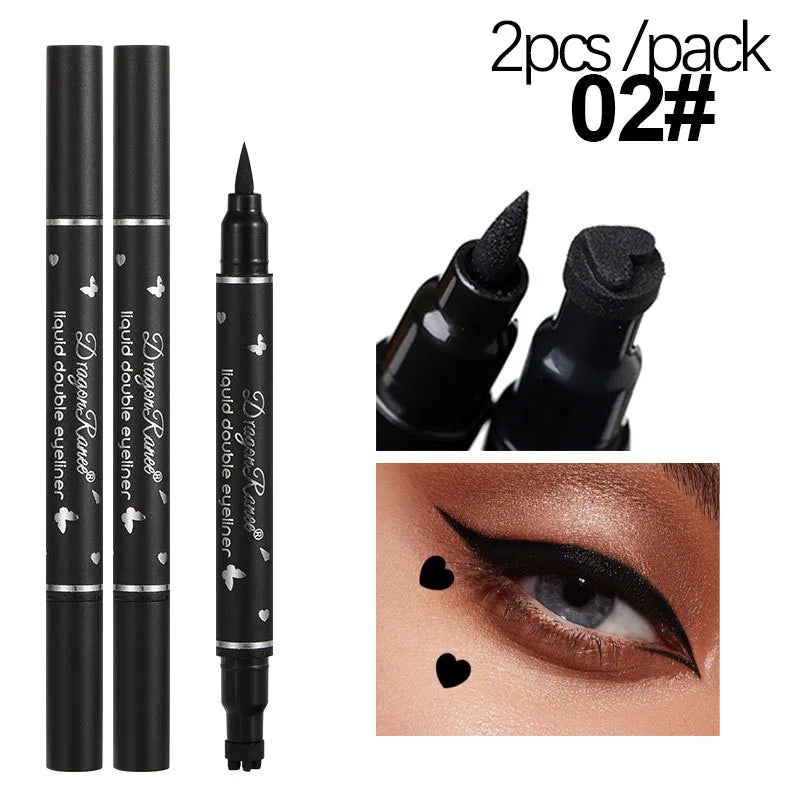 Blushimmer Dragon Ranee double-head star seal waterproof eyeliner with plum embellishments and precise eye tail design
