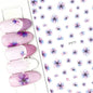Elegant Butterfly Nail Manicure Stickers Blue Butterflies Leopard Retro Flowers Adhesive Decal Wedding Charm Manicure Tips