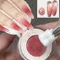Black cushion gradient painting gel from Blushimmer, showing black ombre and blooming aura effect for UV/LED manicures.