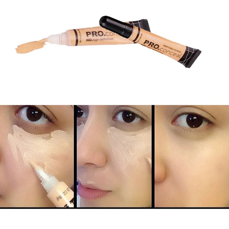 Blushimmer concealer cream and oil control liquid foundation for women, long-lasting face makeup and contour gel in a sleek container