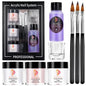 Nail Kit Set Acrylic Powder Monomer Acrylic Liquid For Nail Extension Professional Gel Manicure Set False Nails Art Tools Set *&