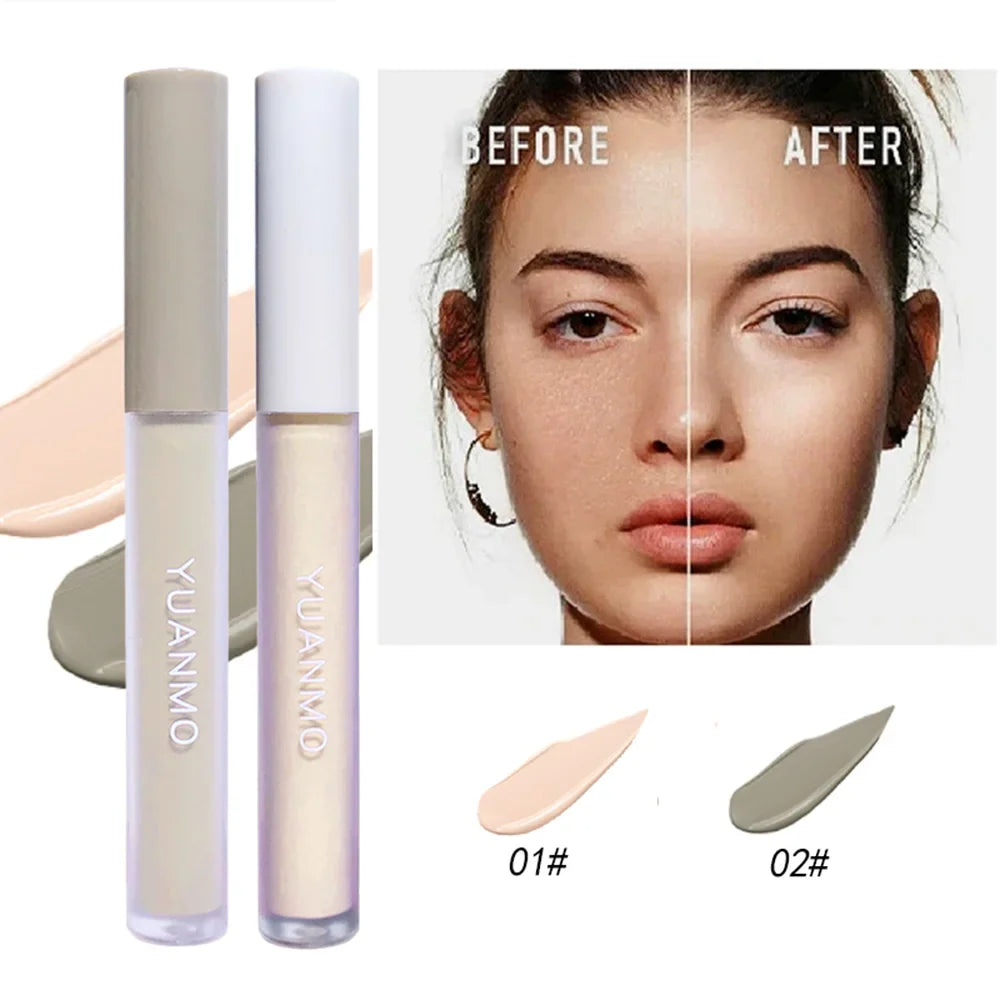 Blushimmer liquid concealer with matte finish, high coverage, waterproof, oil control, moisturizing, and long-lasting face makeup.