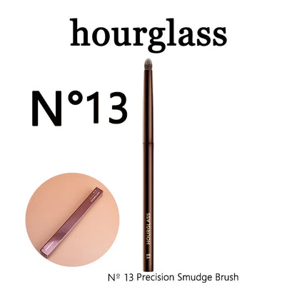 Blushimmer seamless finish concealer brush with angled design for precise application of liquid and cream concealers.