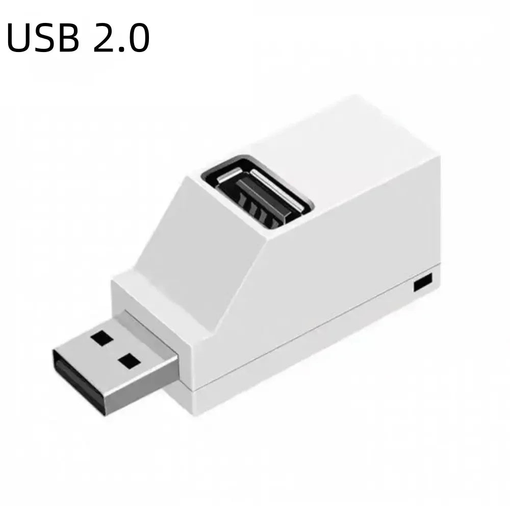 USB 3.0 2.0 Rotatable 3 Ports Hub Splitter,High Speed Data Transfer Multiple Expander for PC Computer Laptop MacBook Accessories