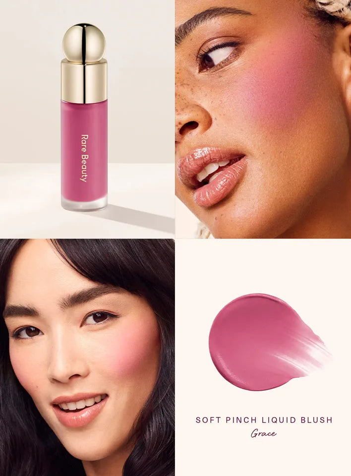 Hot Rare Beauty 7 colors Mashed Potatoes Blusher Cream Long Lasting Matte Moisturizer Liquid Blush Lip Gloss Makeup Cosmetics