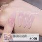 Blushimmer MIANEL Japanese-style fairy gel nail polish in white, pink, nude, and clear shades for summer pink nails, 12ml bottle