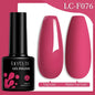 LILYCUTE 7ML colorful gel nail polish set with 129 shades, long-lasting UV gel varnish for manicure and nail art by Blushimmer