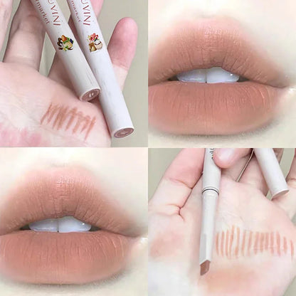 Blushimmer CAPPUVINI matte lip liner pencil for outlining lips, waterproof, long-lasting, and precise lipstick application.