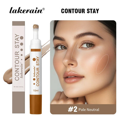 Blushimmer 6-color moisturizing liquid contour and cream bronzer set with waterproof, lightweight 3D concealer for face contouring.