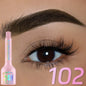 Blushimmer 3D dye eyebrow pencil in black, brown, and natural shades with brush for waterproof, anti-smudge eyebrow enhancement.