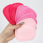 Blushimmer 810 Makeup Remover Wipes Gradient, 7-pack, washable and reusable makeup removal tools for all skin types, shown in a close-up image.