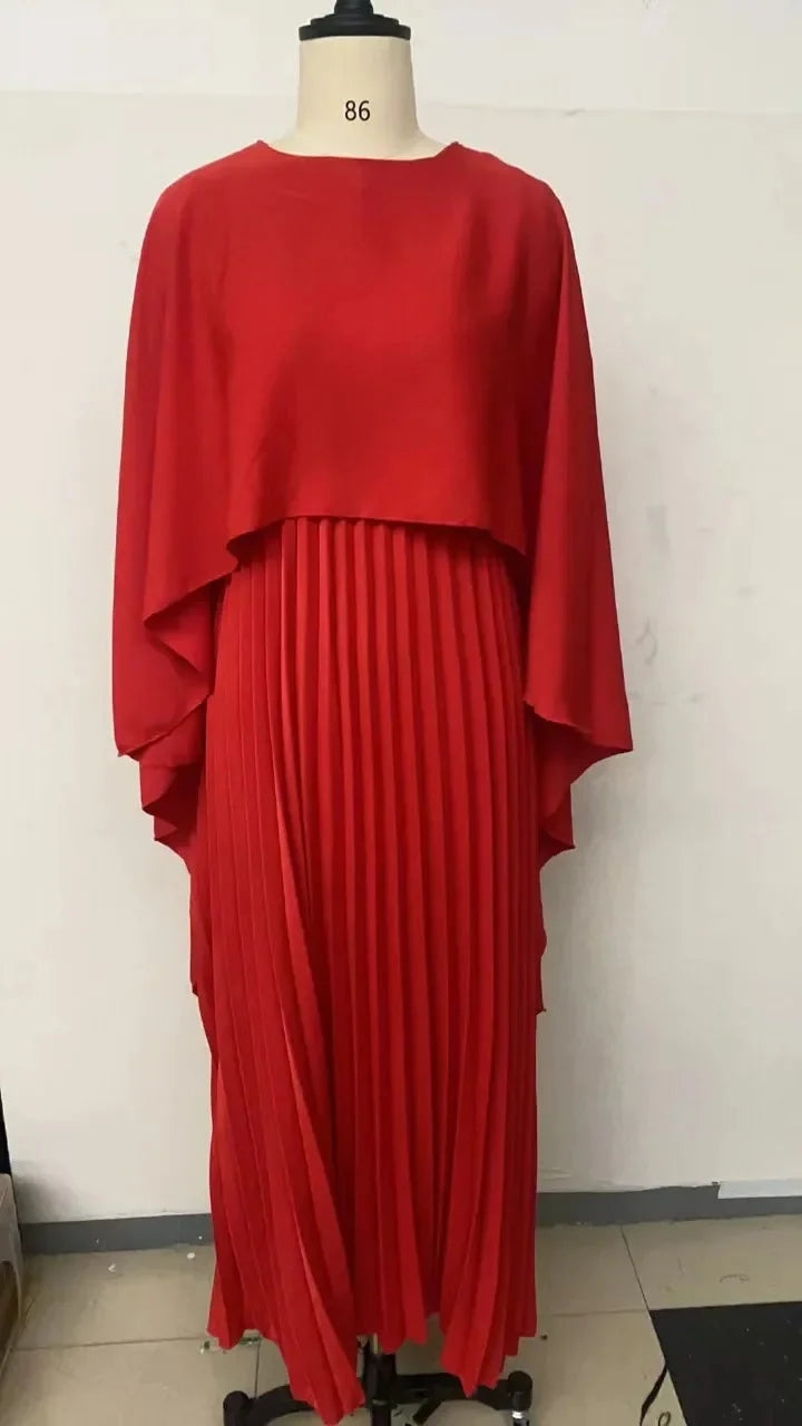 Luxlife Brands Harmony Draped Event Outfit featuring elegant draped fabric and sophisticated design for formal occasions.