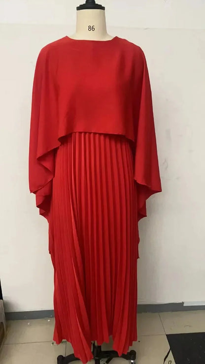Luxlife Brands Harmony Draped Event Outfit featuring elegant draped fabric and sophisticated design for formal occasions.