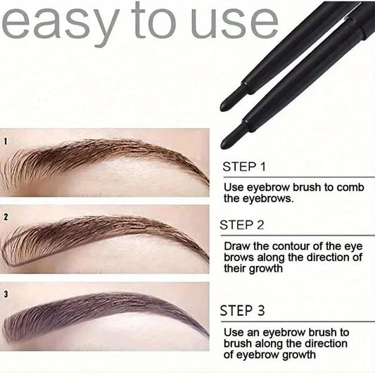 Set of 10 Blushimmer deep black gel eyeliner pencils, waterproof and sweat-resistant, ideal for creating smoky eye looks.