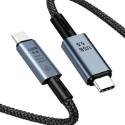 USB5.0 Type-C Cable, 80Gbps High-Speed, 240W Fast-Charging, Full-Function, Male To Male for 16K Video Data Transmission