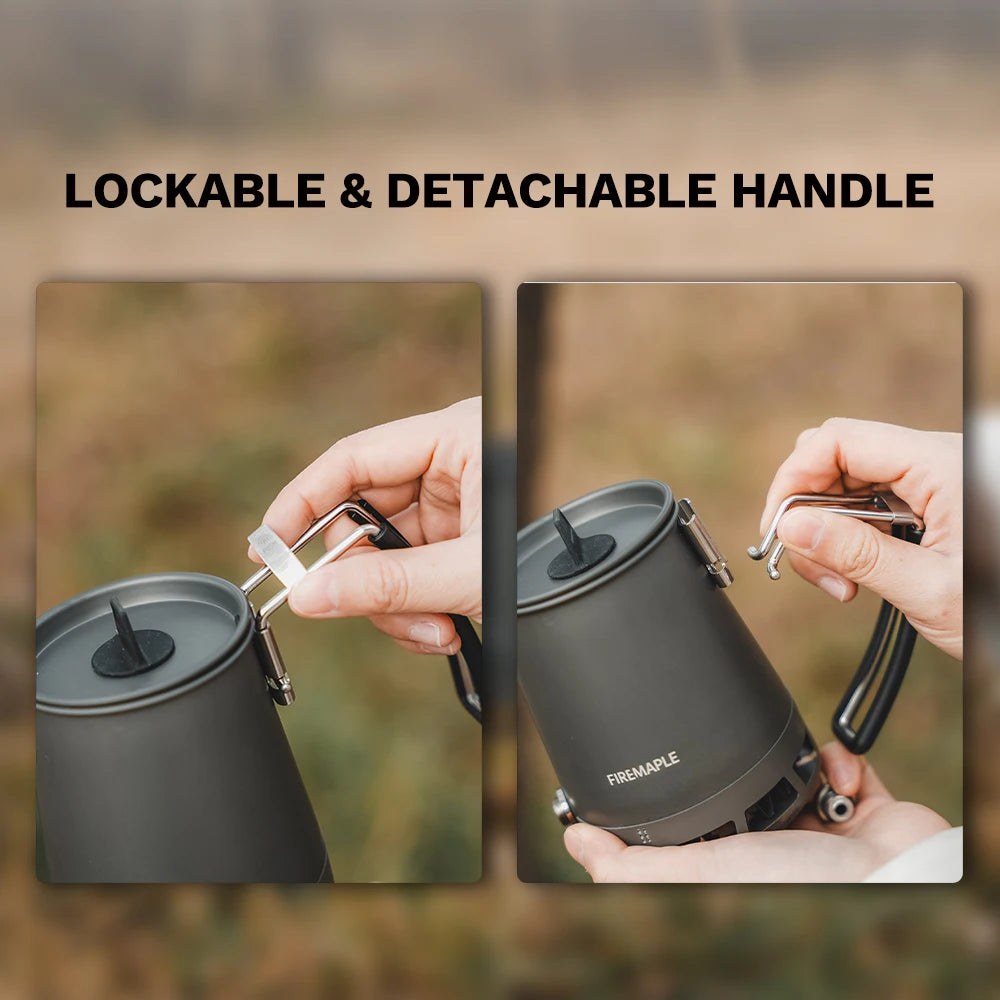 Fire-Maple Petrel Pour-Over Coffee Kettle Gooseneck Spout Coffee Pots Detachable Spout Handle Portable Foldable HX Kettle