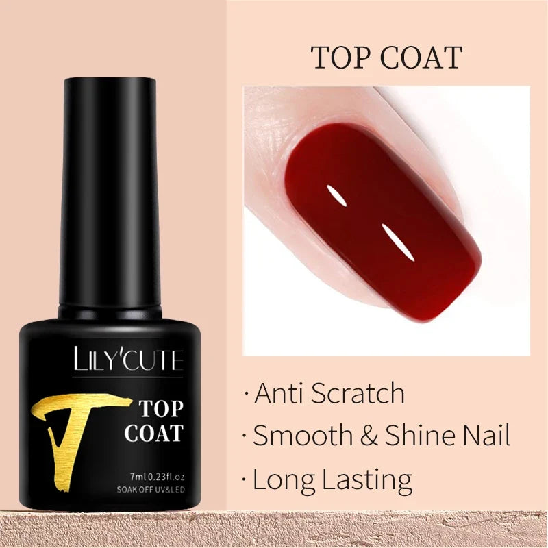 Blushimmer LILYCUTE 7ML colorful gel nail polish bottle with vibrant shades for long-lasting manicures and nail art.