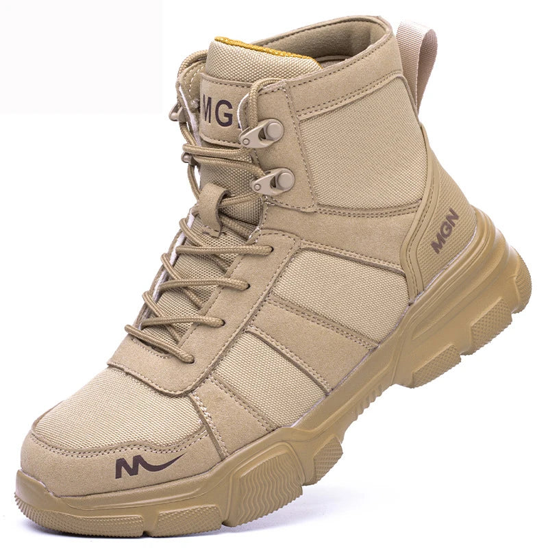 Steel Toe Cap Shoes For Men Protective Shoes Work Boots Puncture Proof Safety Shoes Men Work Shoes Sneakers Construction Shoes ﻿