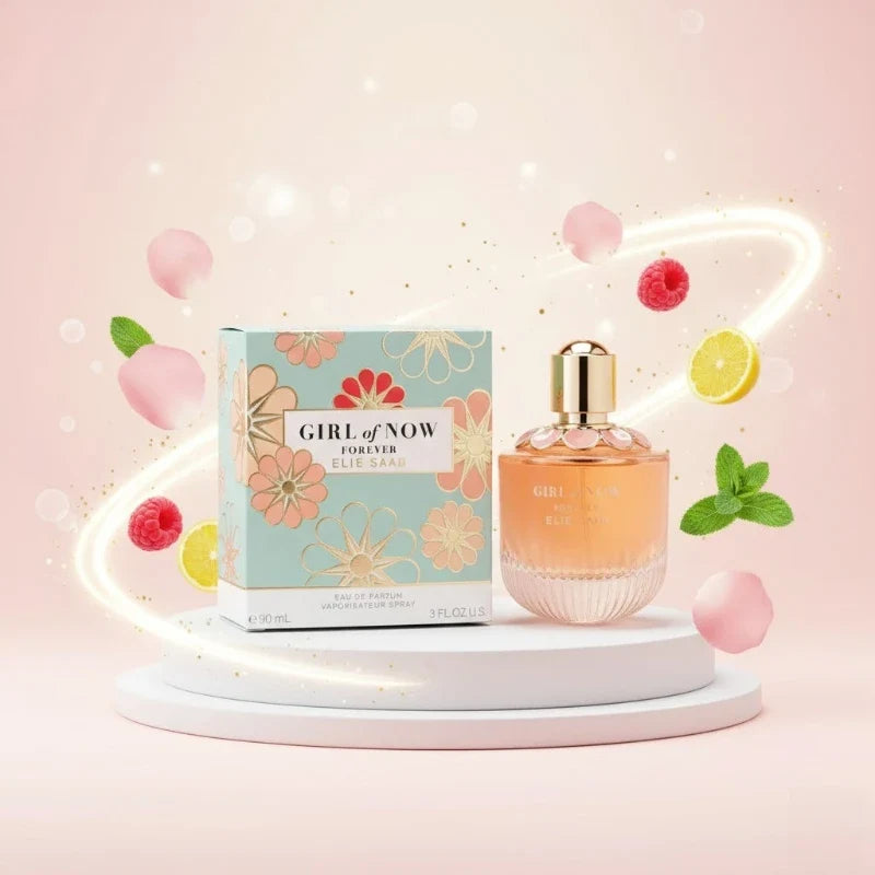 Blushimmer 90ml women's perfume bottle with a long-lasting sweet, fresh floral and fruity fragrance, elegant and soft scent.