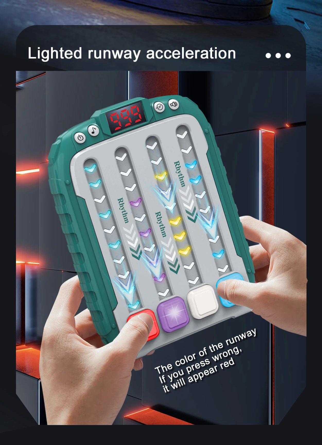 Entertainment stress-relief games that develop hand skills and brain training, music rhythm master board game