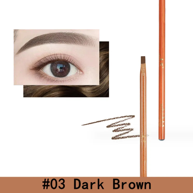 Blushimmer waterproof eyebrow pen for microblading and natural brow enhancement, featuring a precise, easy-to-apply brow definer pencil.