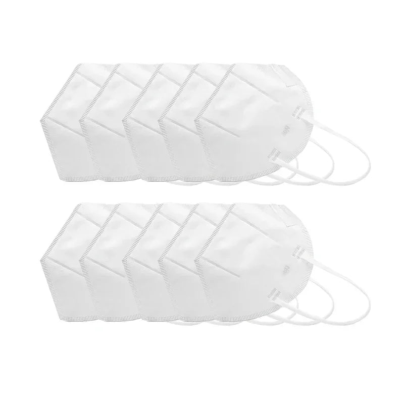 10pcs N95 Face Masks Disposable Protective Mask Anti Dust Mask Health Protective Dust and Droplet Prevention Breathable Design