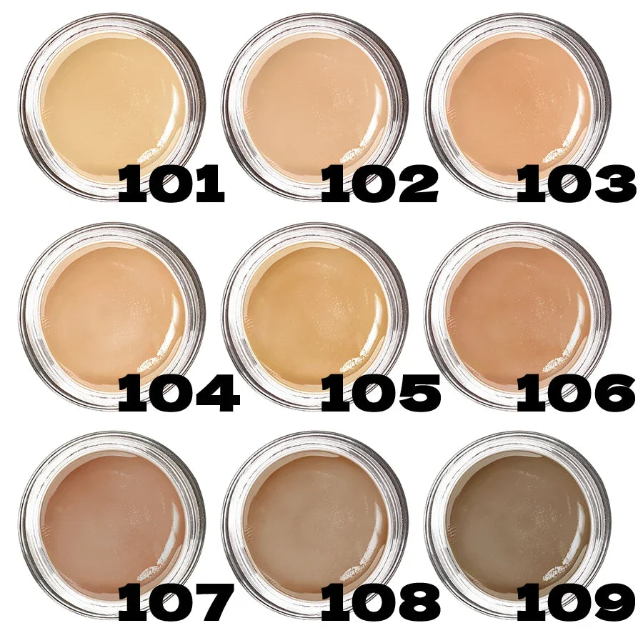 Blushimmer 9-color high coverage concealer and foundation with waterproof BB cream for face, covering dark circles and freckles.