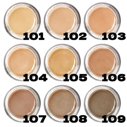 Blushimmer 9-color high coverage concealer and foundation with waterproof BB cream for face, covering dark circles and freckles.
