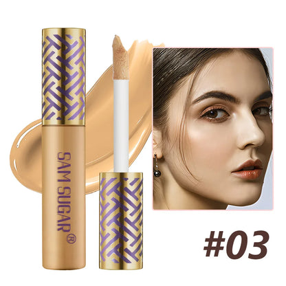 Blushimmer Sam Sugar Liquid Foundation in 18ml bottle, concealing and repairing skin with smooth, natural finish