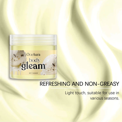 Vanilla Body Butter Moisturizer Smooth Skin Elasticity Increased Improve Dryness Non-Greasy Vanilla Body Cream Nourish Skin Care