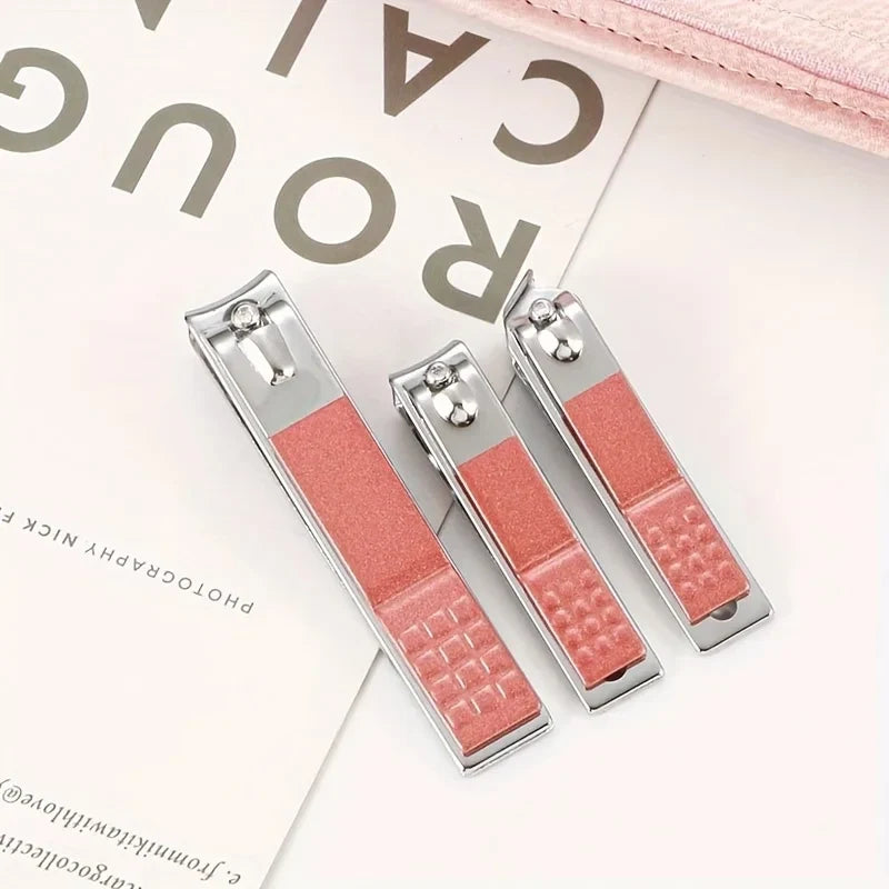 Blushimmer 30-in-1 manicure set with nail clippers, toenail clippers, and pedicure tools for women, displayed on white background.