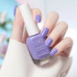 Blushimmer 10ml water-based semi-permanent nail polish in a sleek bottle, available in 40 vibrant colors for DIY manicures.