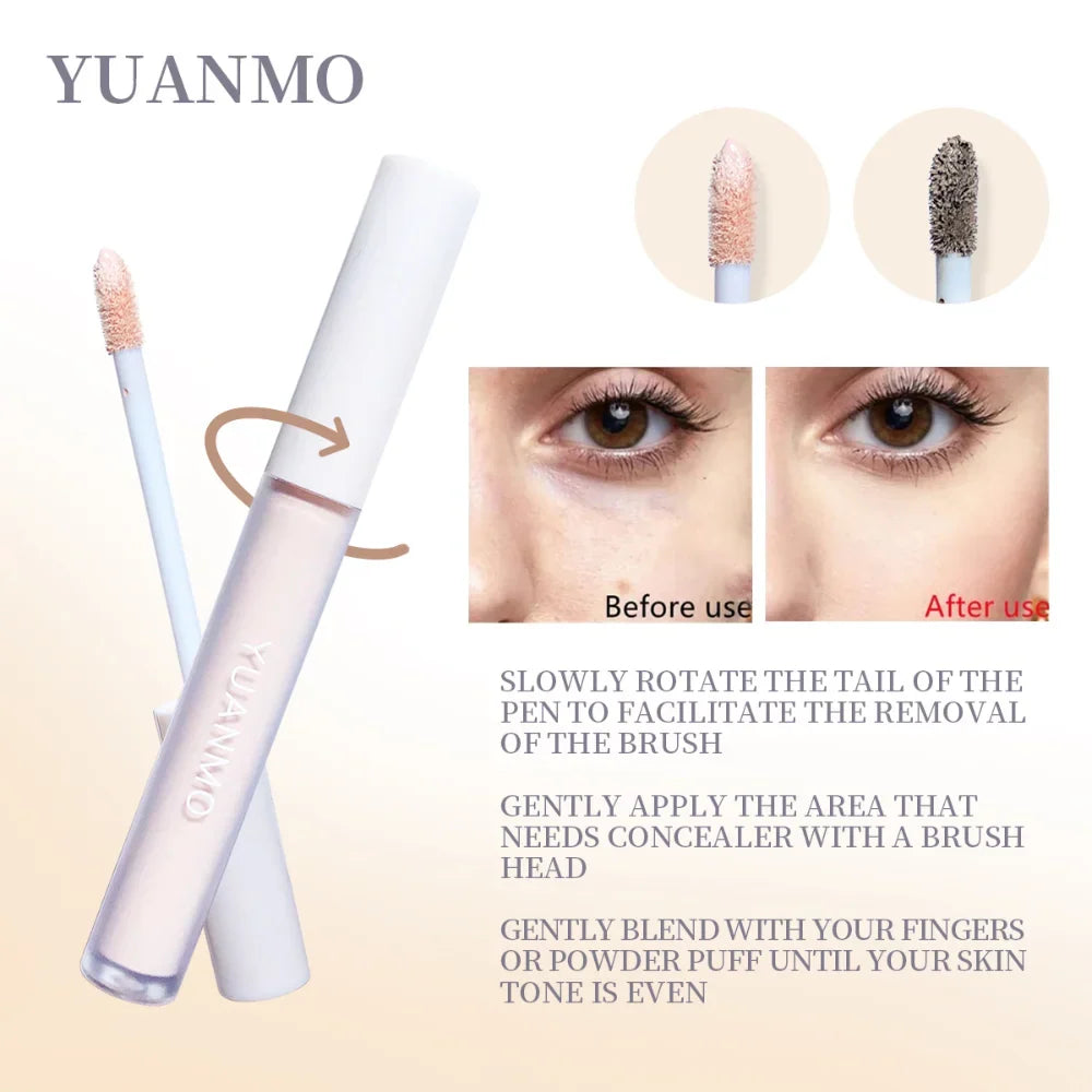 Blushimmer liquid concealer with matte finish, high coverage, waterproof, oil control, moisturizing, long-lasting face makeup.
