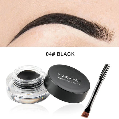 Blushimmer Handaiyan colorful eyebrow cream gel with brushes, waterproof high pigment brow tint, long-lasting eye brow dye.