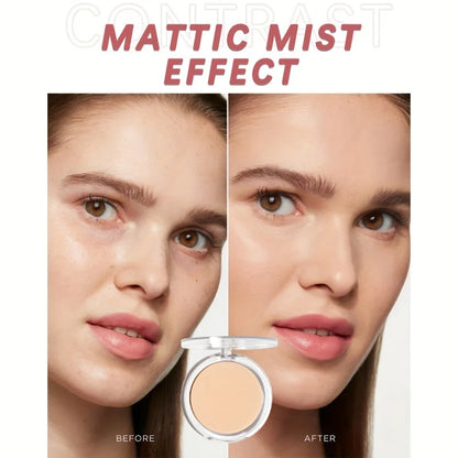 Blushimmer matte pressed powder foundation with full coverage and oil control for a long-lasting, flawless face makeup finish.