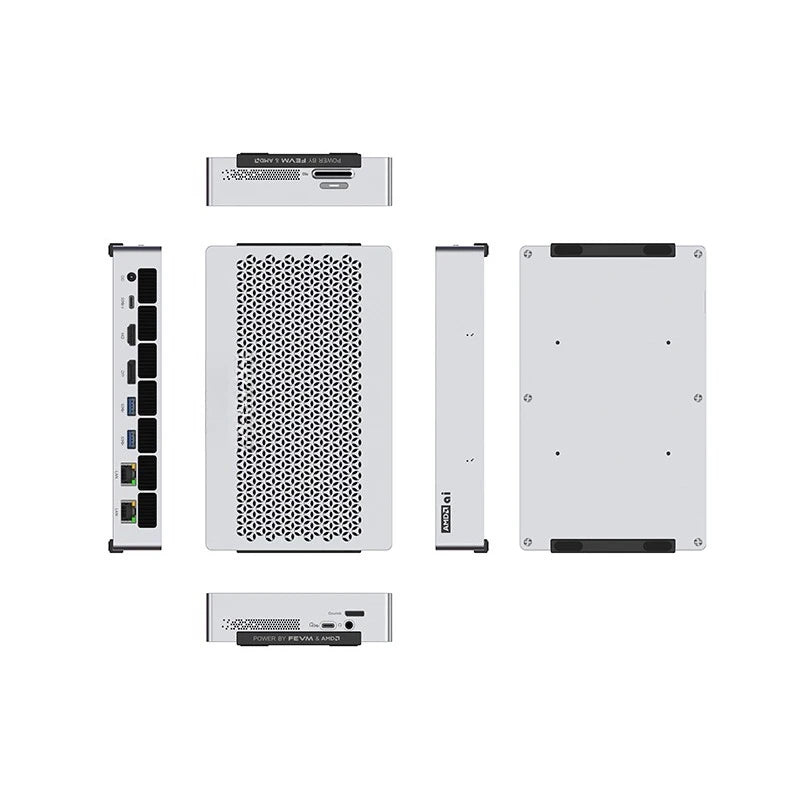 FEVM FAEX1 AMD Ryzen AI MAX+395 Mini Workstation Host MINI PC Gaming Computer WIFI BT USB4 Oculink 10G LAN Port wins11