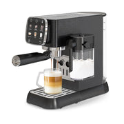 20 Bar Italian Coffee Machine, Professional Fully Automatic Coffee Maker With Milk Frother, Touchscreen Control