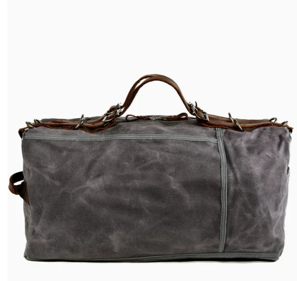 Vintage Craft American Military Oil-Waxed Canvas Shoulder Bag: Men's Durable Tactical Option for Outdoor & Travel Storage