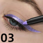 Colorful metallic eyeliner pen with high pigmentation, waterproof, pearly shimmer, suitable for smokey, punk, gothic makeup styles